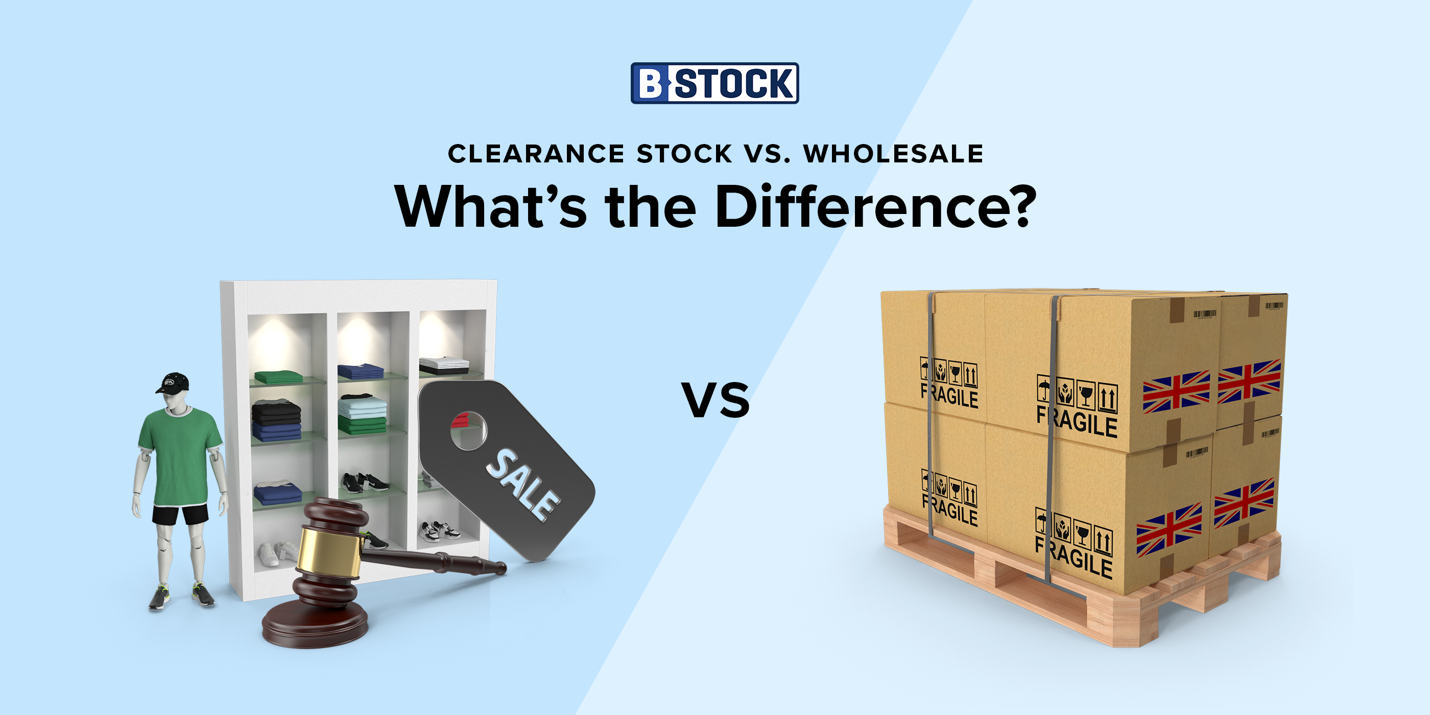 Clearance Stock vs. Wholesale: What's the difference?