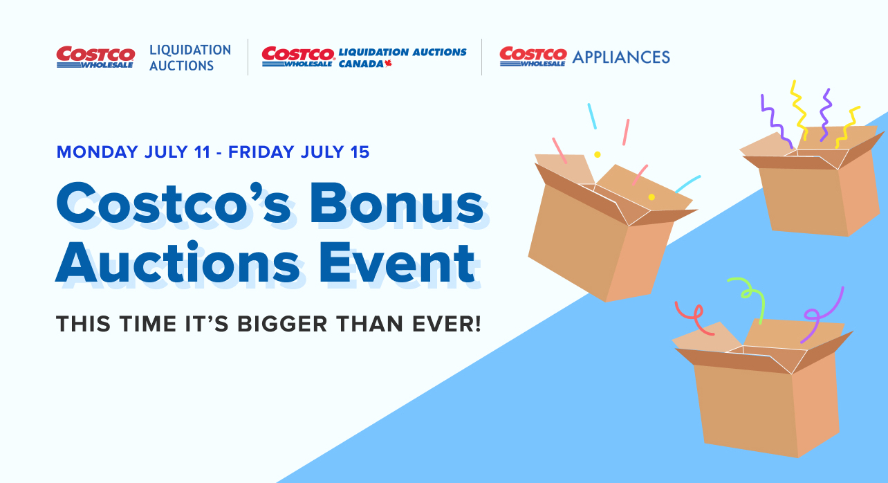 Costco Bonus Auctions Week: Buy Costco returns & more!