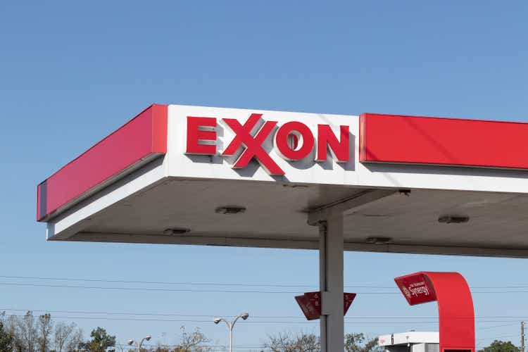 Exxon Retail Gas station. ExxonMobil is the World