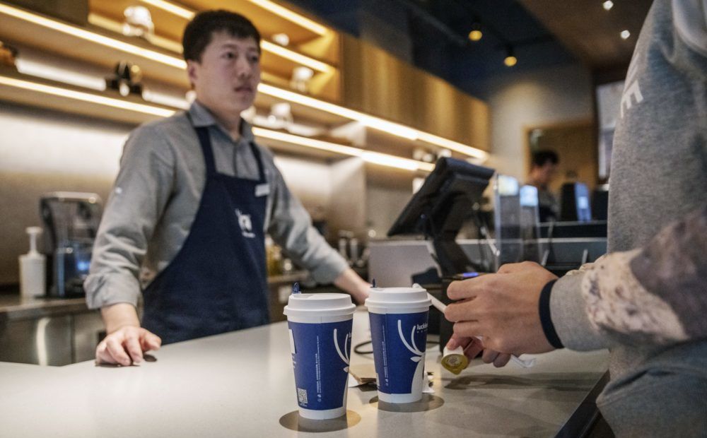 China's Luckin Coffee plans store expansion, says it's committed to US market