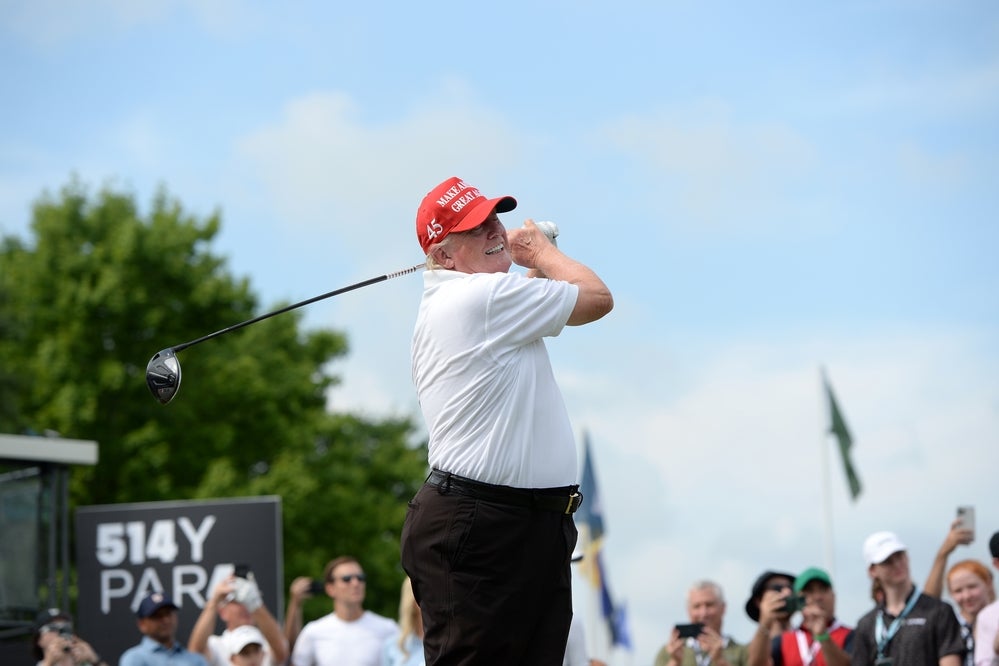 Trump Takes Political Swing At Saudi-Backed Golf Tournament: 'You Think Biden Can Do That?'
