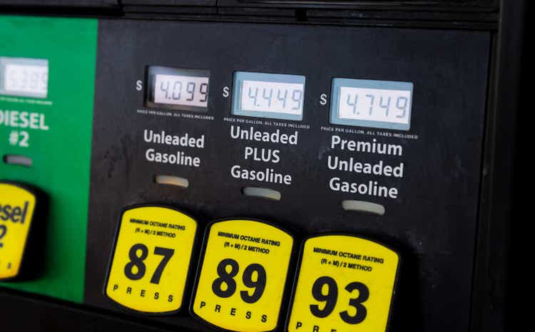 Unusually high gas prices at pump