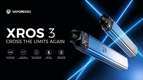 VAPORESSO Readies XROS 3 for Early December Release