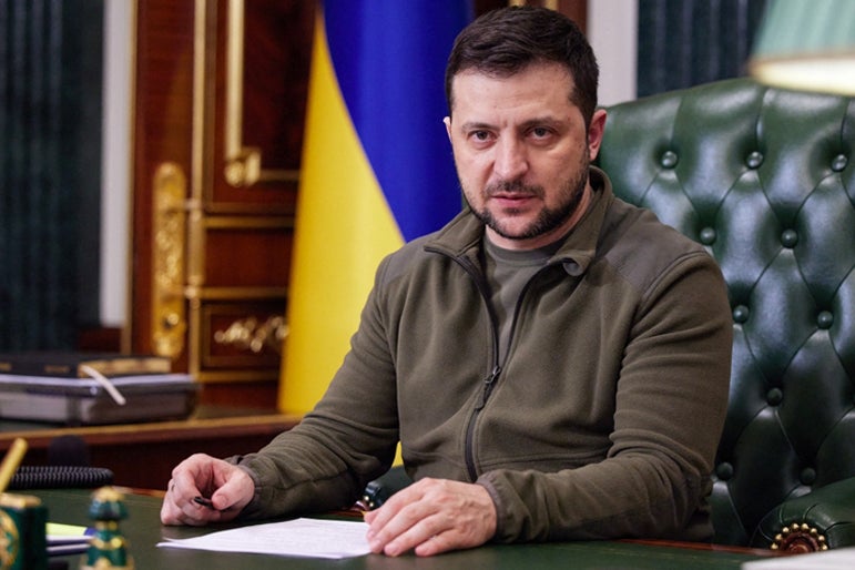 Zelenskyy Mocks Putin-Linked Mercenary Group Over Claims 'City Is Littered With The Corpses Of Ukrainian Soldiers'