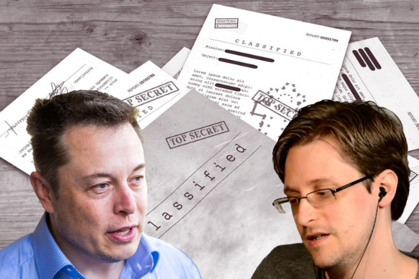 Musk Reacts To Snowden's Grouse With Presidents, Secret Papers - Bitcoin (BTC/USD)